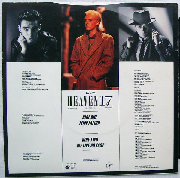 Heaven 17 : Temptation (7", Single)