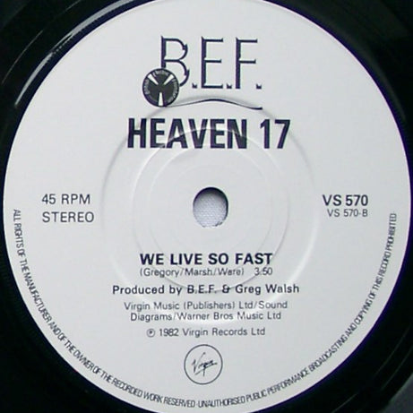 Heaven 17 : Temptation (7", Single)