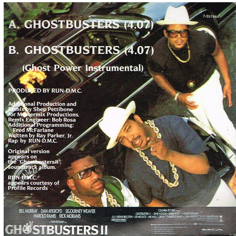 Run-DMC : Ghostbusters (7")
