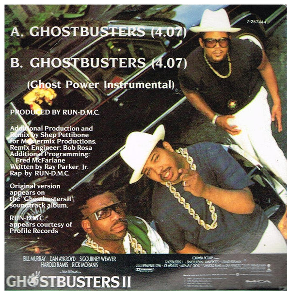 Run-DMC : Ghostbusters (7")
