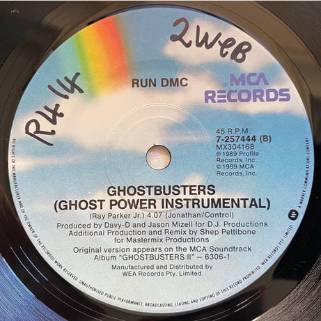 Run-DMC : Ghostbusters (7")