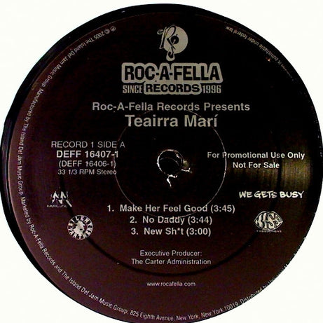 Teairra Mari : Roc-A-Fella Records Presents Teairra Marí (2xLP, Album, Promo)