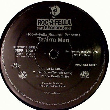 Teairra Mari : Roc-A-Fella Records Presents Teairra Marí (2xLP, Album, Promo)