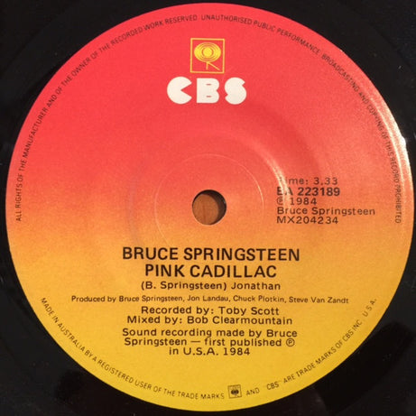 Bruce Springsteen : Dancing In The Dark (7", Single)