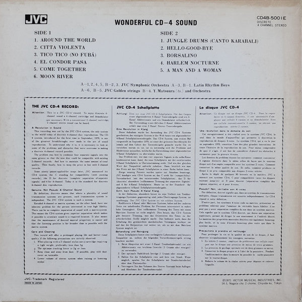 Various : Wonderful CD-4 Sound (LP, Comp, Quad)