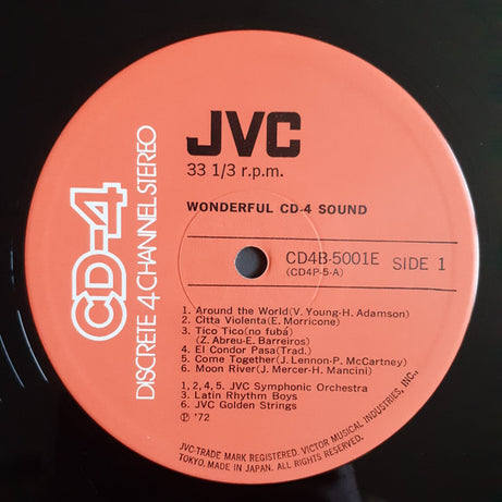 Various : Wonderful CD-4 Sound (LP, Comp, Quad)