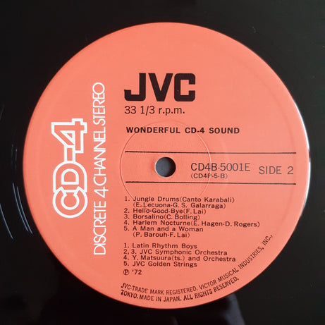 Various : Wonderful CD-4 Sound (LP, Comp, Quad)