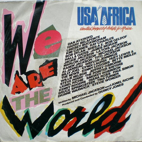 USA For Africa : We Are The World (7", Single)