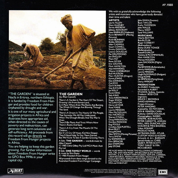 Australia Too : The Garden (7", Single)