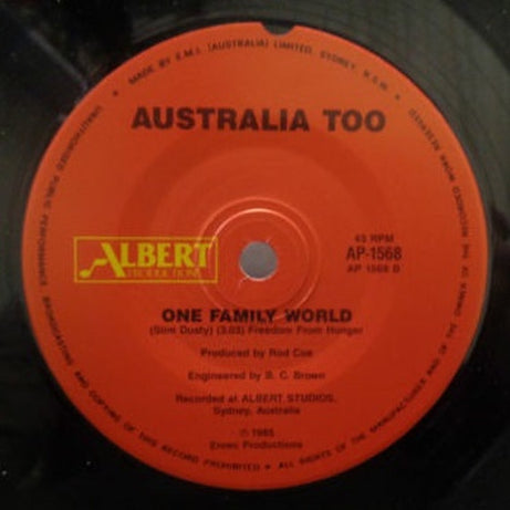 Australia Too : The Garden (7", Single)