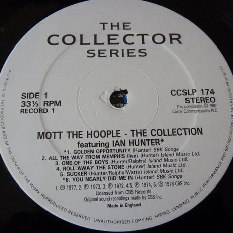 Mott The Hoople Featuring Ian Hunter : The Collection (2xLP, Comp)