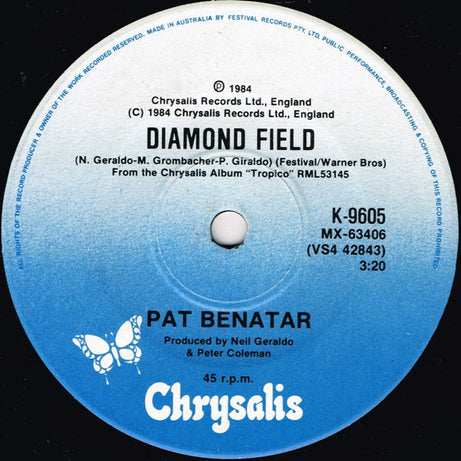 Pat Benatar : Ooh Ooh Song (7", Ltd)