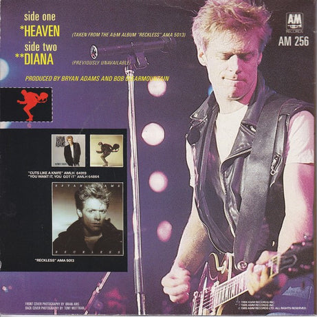Bryan Adams : Heaven / Diana (7" + 7" + Ltd, Gat)