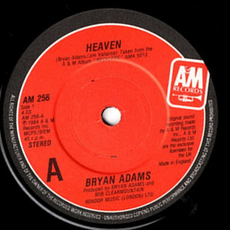 Bryan Adams : Heaven / Diana (7" + 7" + Ltd, Gat)