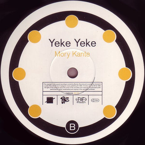 Mory Kante* : Yeke Yeke (12", Single)