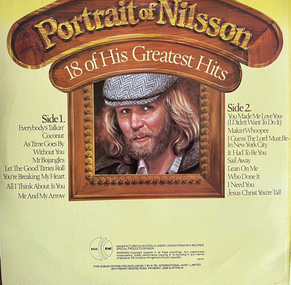 Harry Nilsson : Portrait Of Nilsson-18 Of His Greatest Hits (LP, Comp, Ltd)