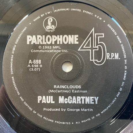 Paul McCartney : Ebony And Ivory (7")