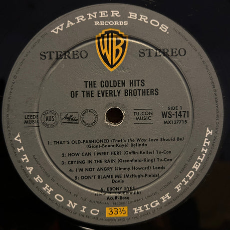 Everly Brothers : The Golden Hits Of The Everly Brothers (LP, Comp)