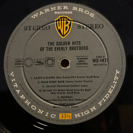 Everly Brothers : The Golden Hits Of The Everly Brothers (LP, Comp)