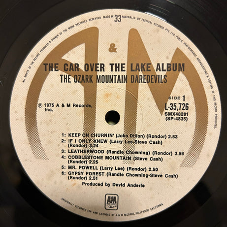 The Ozark Mountain Daredevils : The Car Over The Lake Album (LP, Album)