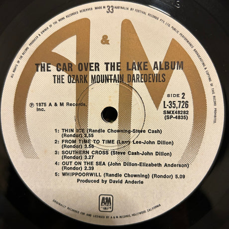 The Ozark Mountain Daredevils : The Car Over The Lake Album (LP, Album)
