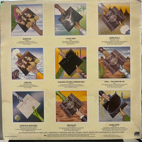 Emerson, Lake & Palmer : The Best Of Emerson Lake & Palmer (LP, Comp)