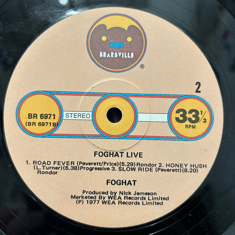 Foghat : Live (LP, Album)