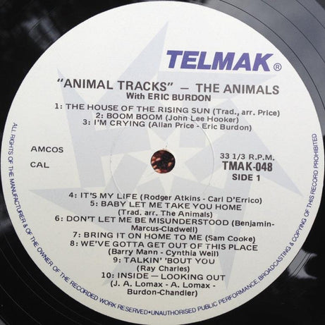 The Animals : Animal Tracks (LP, Comp)