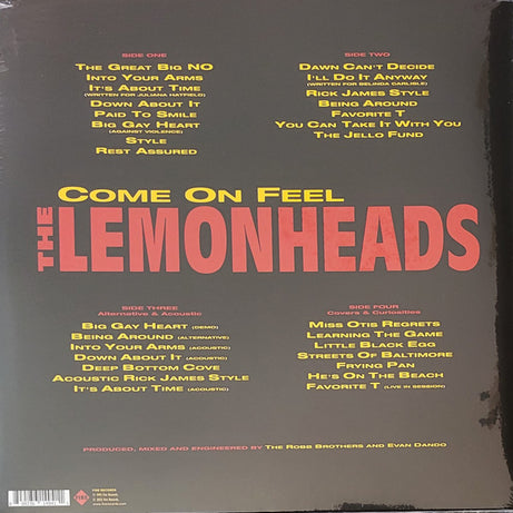 The Lemonheads : Come On Feel The Lemonheads (LP, Album, RE + LP, Comp + 30t)