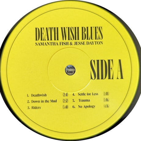 Samantha Fish & Jesse Dayton : Death Wish Blues (LP, Album,  )