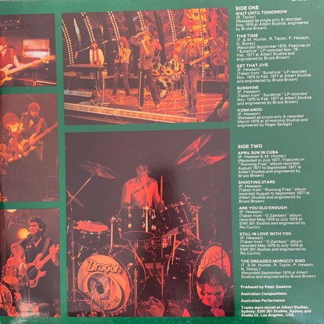 Dragon (5) : Dragon's Greatest Hits Vol. 1 (LP, Comp, Gat)