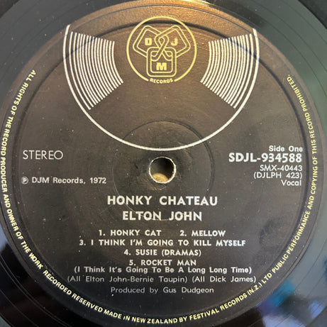 Elton John : Honky Château (LP, Album, Gat)