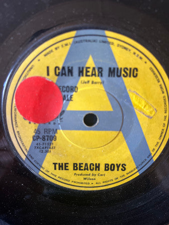 The Beach Boys : I Can Hear Music (7", Single, Promo)