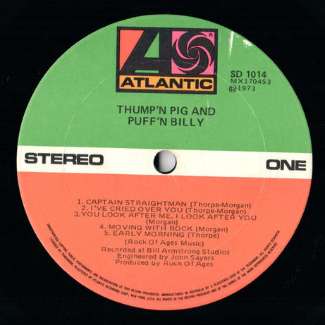 Thump'n Pig & Puff'n Billy : Downunda (LP, Album, Gat)