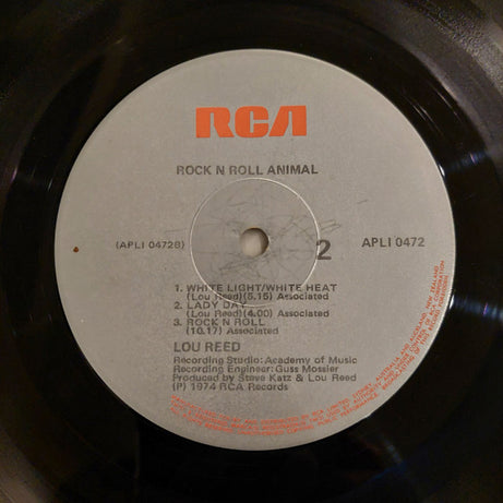 Lou Reed : Rock N Roll Animal (LP, Album, RE)