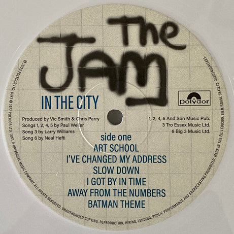 The Jam : In The City (LP, Album, Ltd, RE, Whi)
