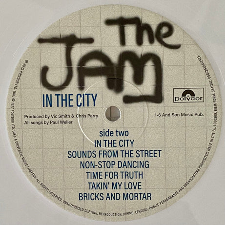 The Jam : In The City (LP, Album, Ltd, RE, Whi)