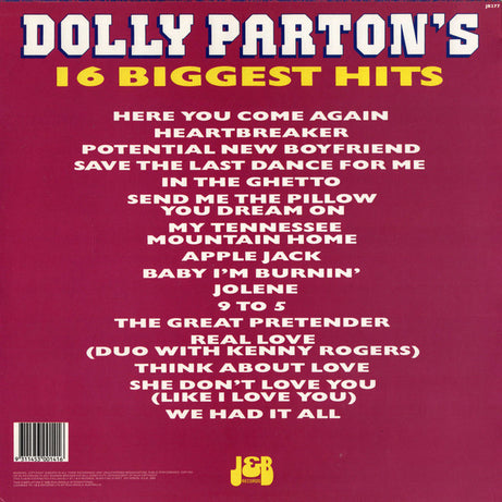 Dolly Parton : Dolly Parton's 16 Biggest Hits (LP, Comp)