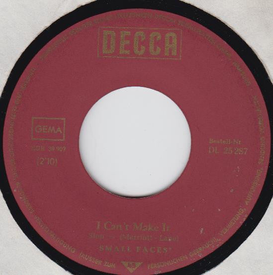Small Faces : I Can't Make It (7", Single)