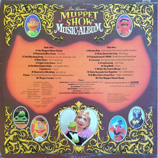 The Muppets : Jim Henson's Muppet Show Music Album (LP, Album)