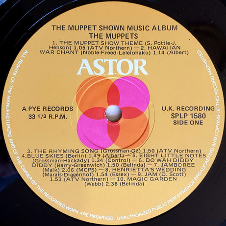 The Muppets : Jim Henson's Muppet Show Music Album (LP, Album)