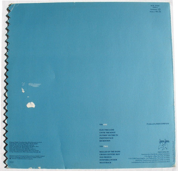 Bad Company (3) : Rough Diamonds (LP, Album)