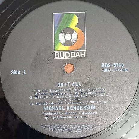 Michael Henderson : Do It All (LP, Album)