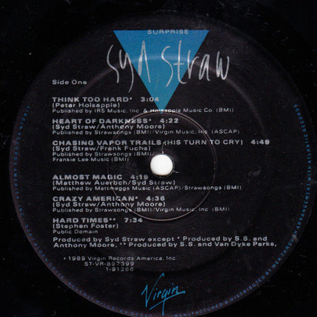 Syd Straw : Surprise (LP, Album, Spe)