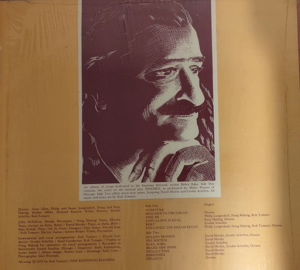 Robert Tomaro With The Meher Players Of Chicago : Wisemen A Circus Of The Self With Songs (LP, Album)