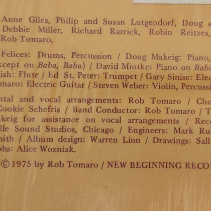Robert Tomaro With The Meher Players Of Chicago : Wisemen A Circus Of The Self With Songs (LP, Album)