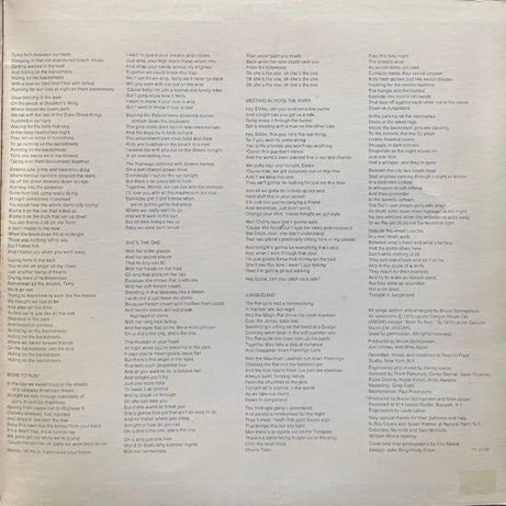 Bruce Springsteen : Born To Run (LP, Album, Ter)