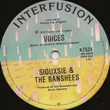 Siouxsie & The Banshees : Hong Kong Garden (7", Single)