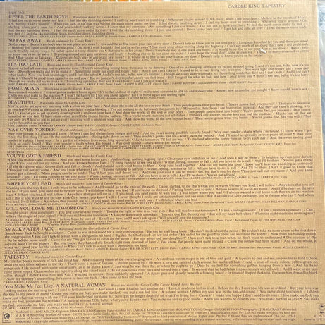 Carole King : Tapestry (LP, Album, Tex)