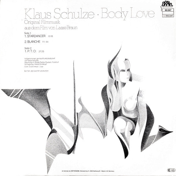Klaus Schulze : Body Love (LP, Album, RE)